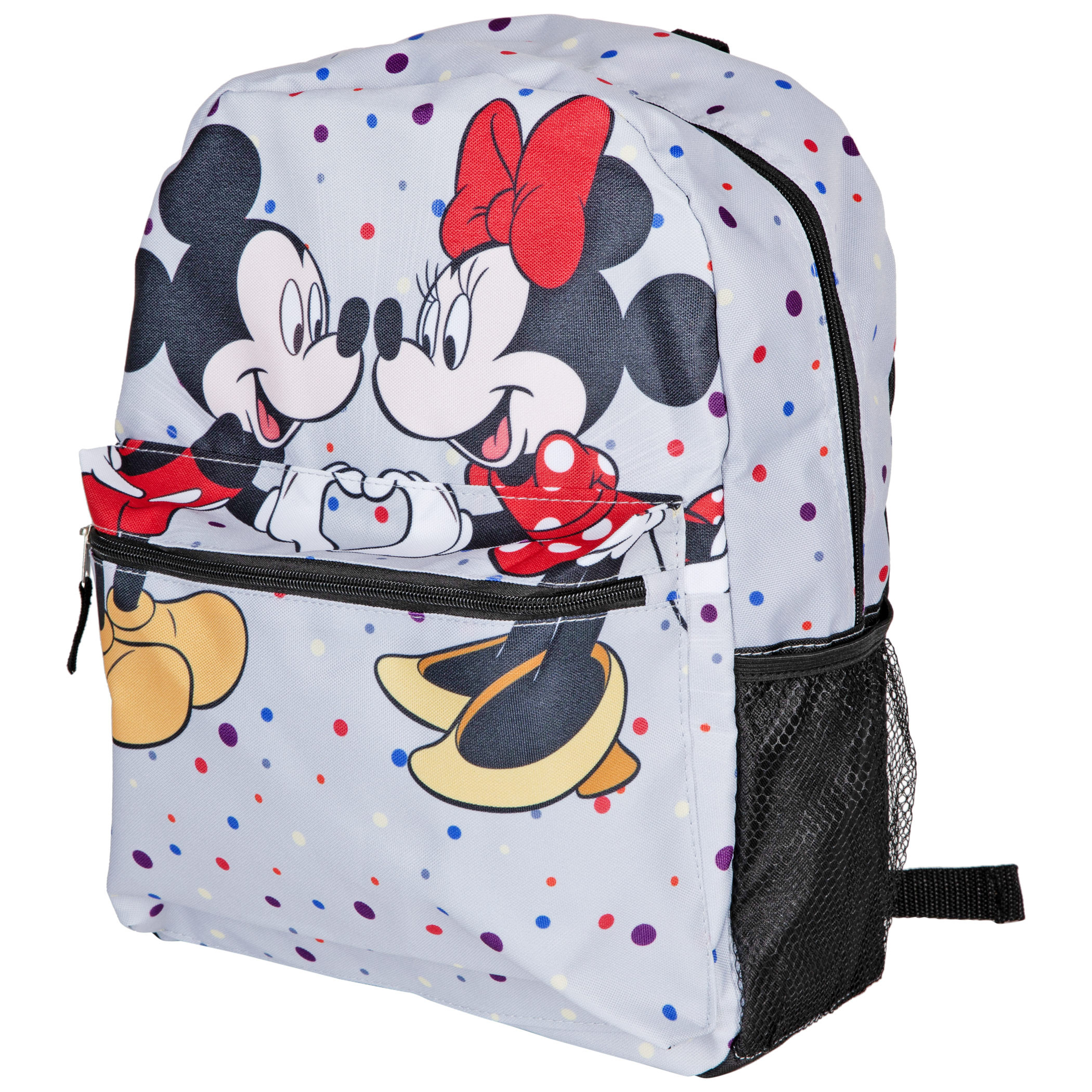 Disney Mickey and Minnie Mouse Sweet Love 16" Padded Backpack